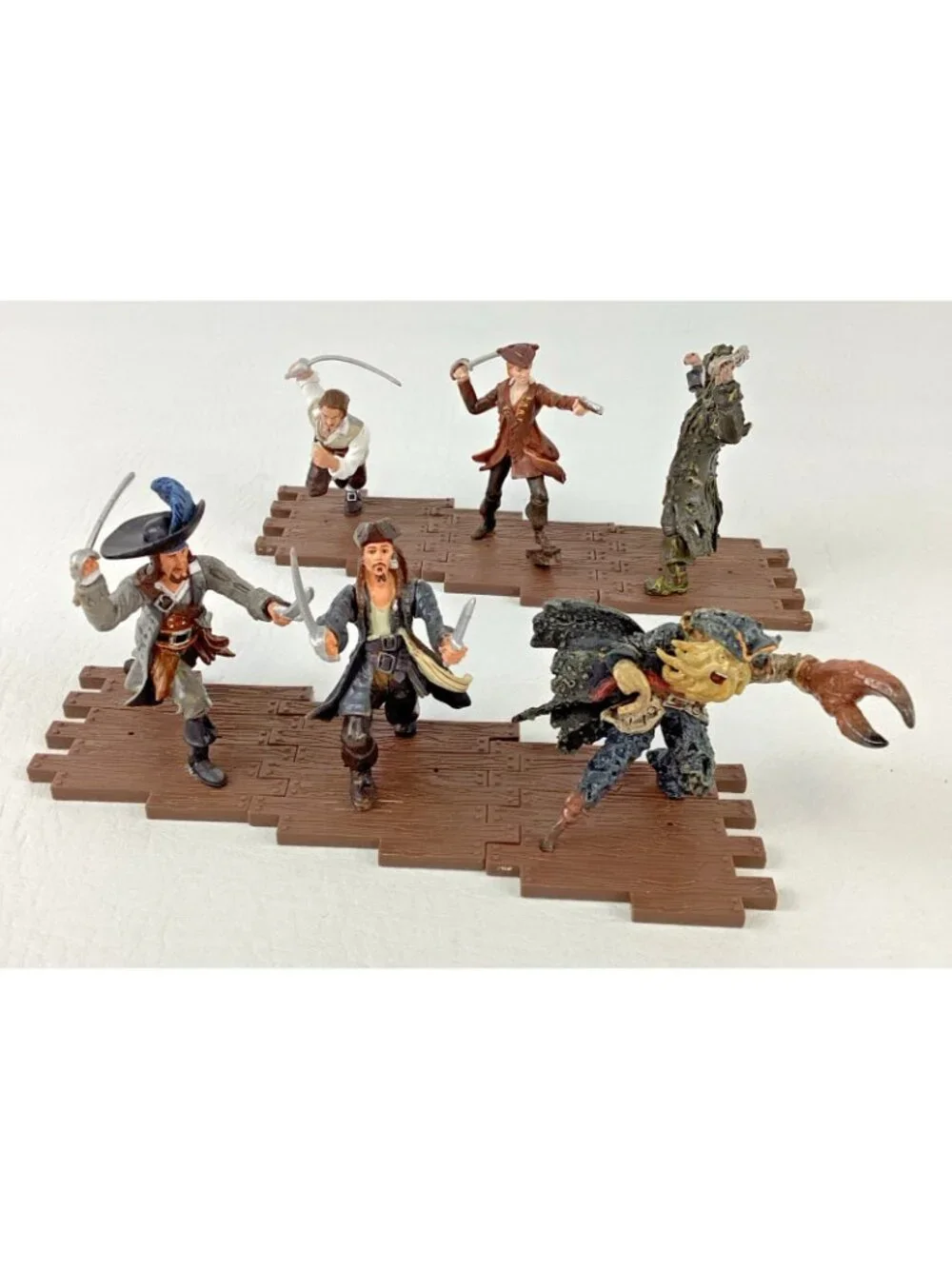 Disney Pirates Caribbean Dead Man Chest Figure Bootstrap Jack Sparrow Davy Jones